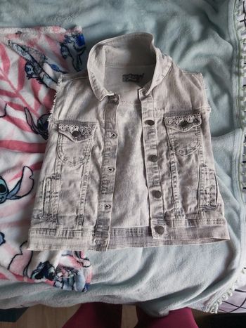 Veste sans manches jean orchestra taille 12 ans 152cm