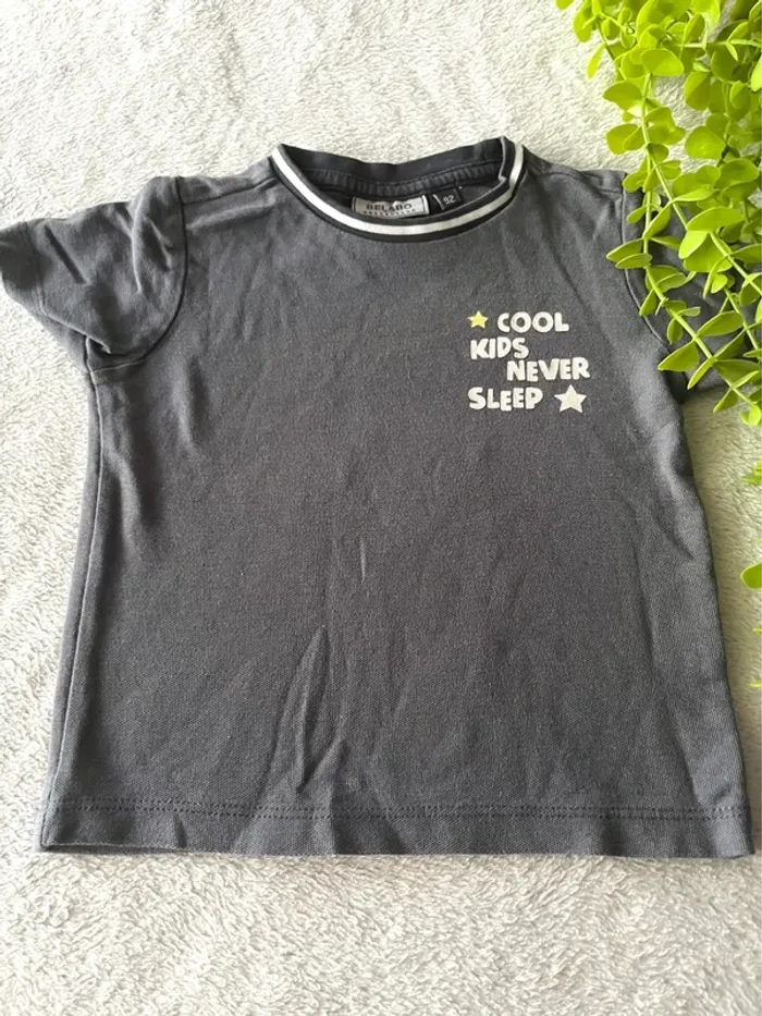 Très beau tee shirt à courte manche petit garçon - photo numéro 1
