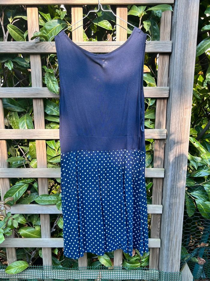 Robe marine pois - photo numéro 2