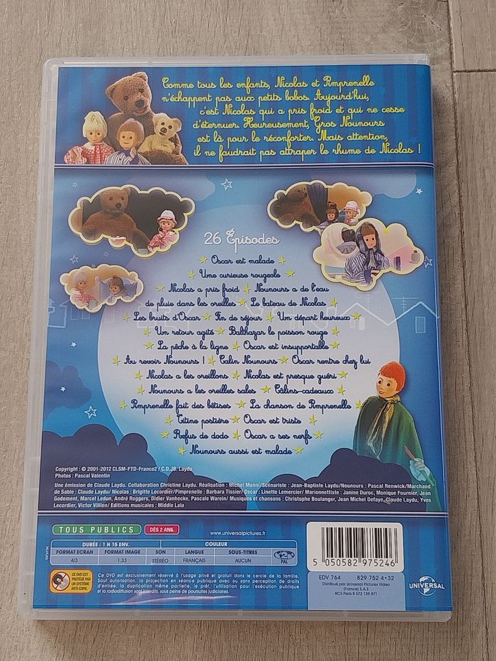 Dvd Bonne nuit les petits Les petits bobos - photo numéro 2