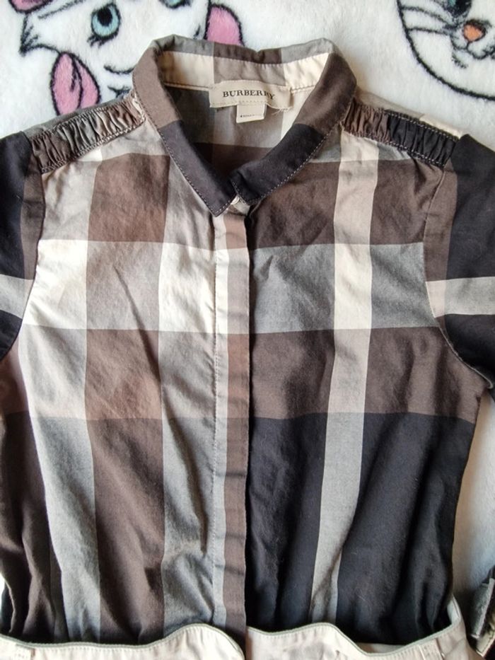 Robe écossaise marron 4 ans - photo numéro 3