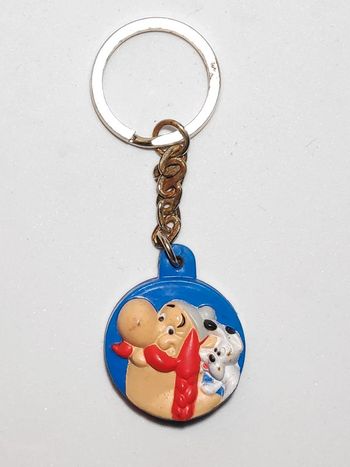 Porte clés Obélix et Idéfix