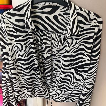 Blouse zèbre pour fille
