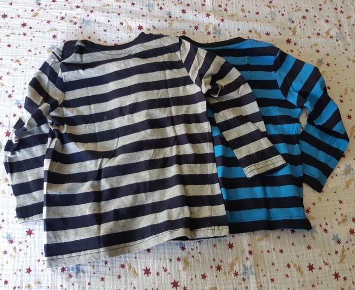 Lot 2 T-Shirt ML Lupilu 98-104 cm 3-4 ans - photo numéro 2