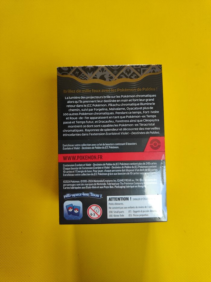 Bundle pokémon destinées de paldea ev4.5 - photo numéro 2