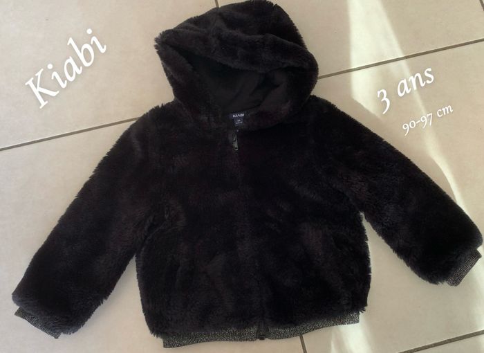 Veste fourrure fille
