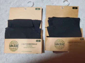 Lot de 4 culottes menstruel taille 36