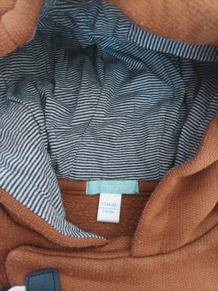 Pull marron chaud - photo numéro 3