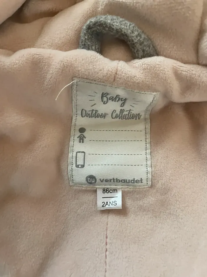 Manteau vertbaudet gris 2 ans - photo numéro 5