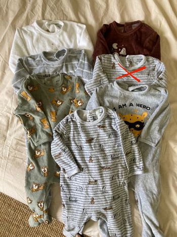 Lot de 6 pyjamas velours