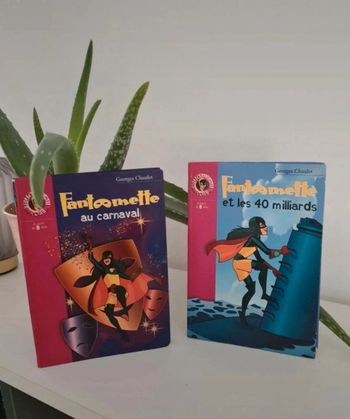 Bibliothèque rose : lot de 2 fantomettes