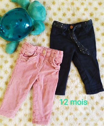 Pantalons 12 mois
