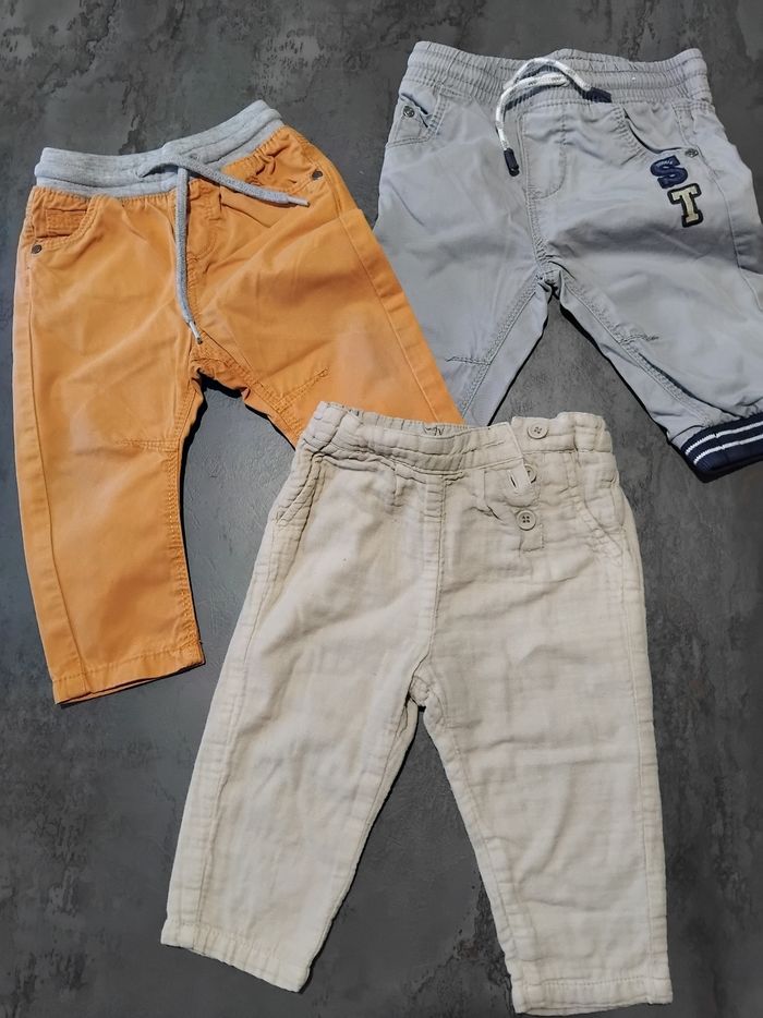 Lot pantalons 9 mois