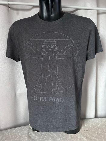 T-shirt gris playmobil L Jules