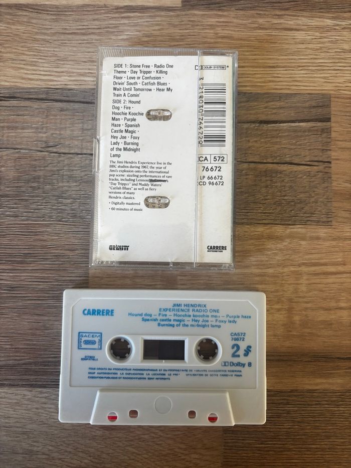 Cassette audio The jimi hendrix experience Radio one - photo numéro 2