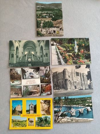 Lot de 7 anciennes cartes postales Vaucluse