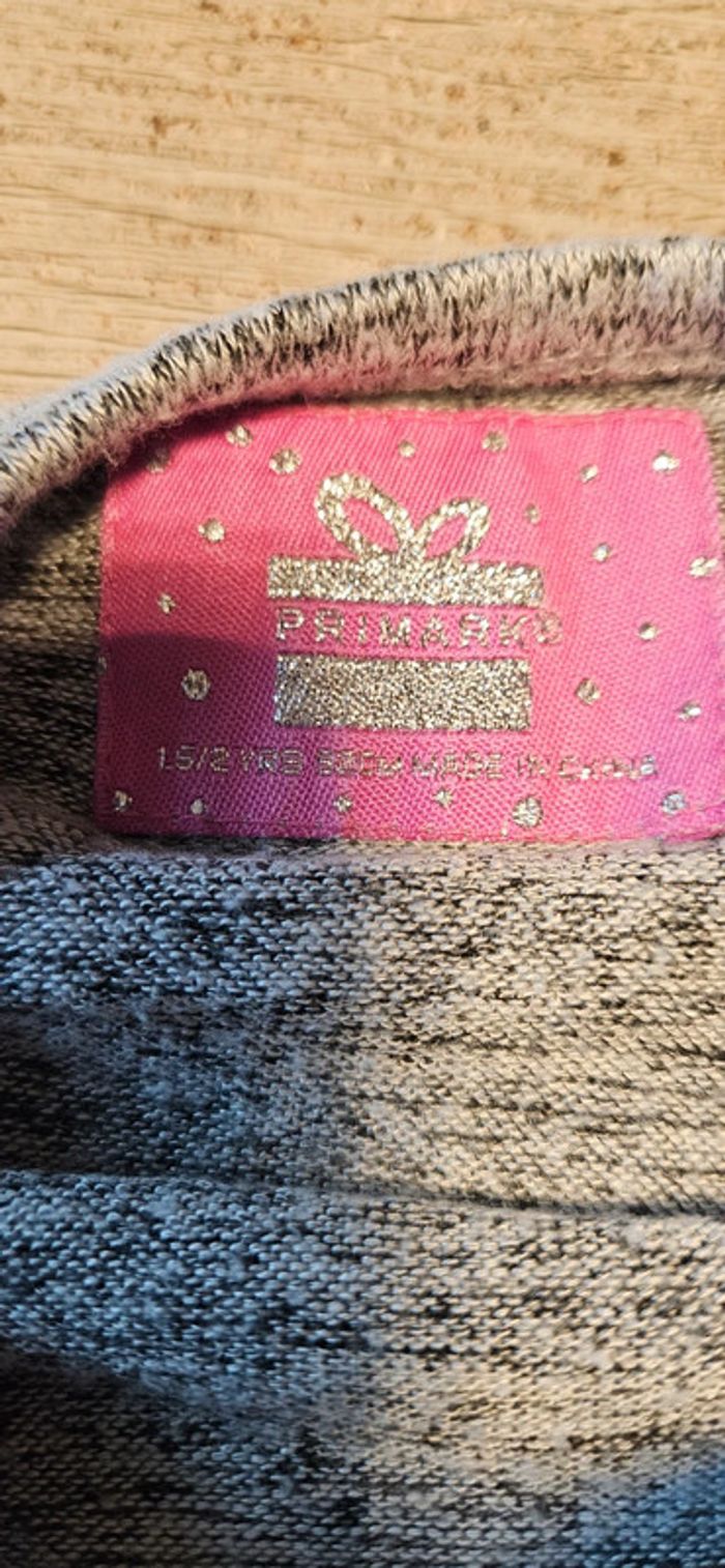 Pull léger à manches longues gris chiné, Primark, 18/24 mois, nickel - photo numéro 4
