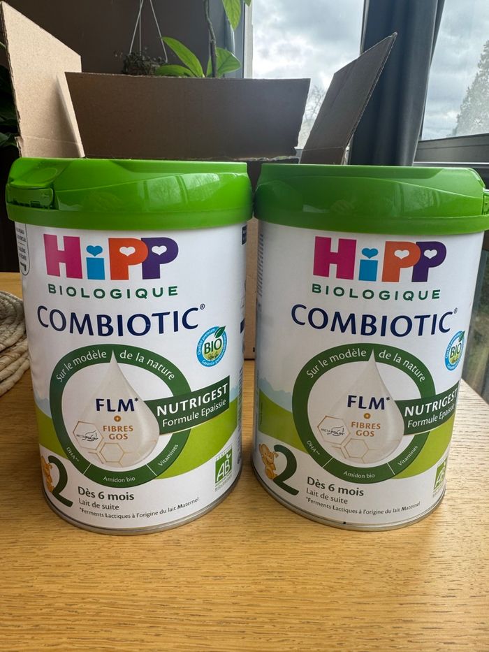 Lait HIPP combiotic nutrigest 2eme age