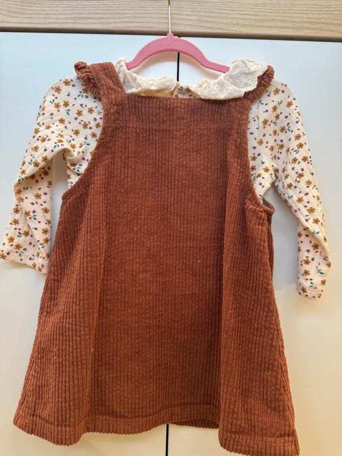 Ensemble robe et haut à manches longues et col - photo numéro 2