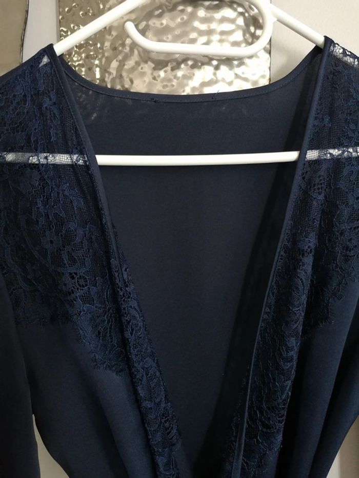 Déshabiller bleu avec dentelle Etam taille S - photo numéro 8