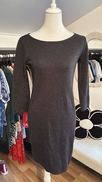 Robe d'hiver épaisse grise Esprit T40