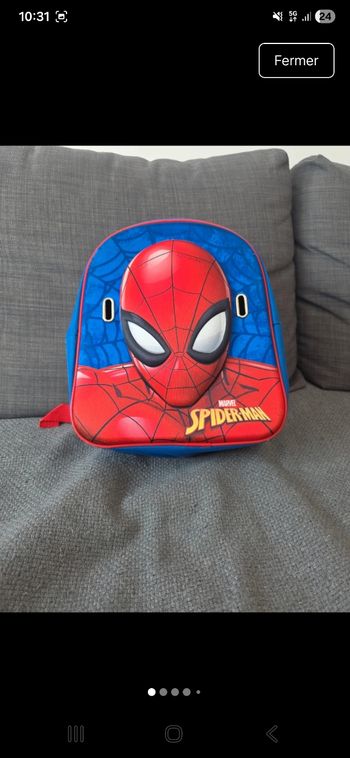Sac a dos spiderman