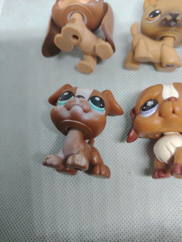 Lot de 5 petshop Littlest petshop chien - photo numéro 2