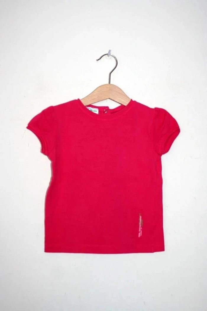 Tee shirt manches courtes fuschia O'kids 3 ans