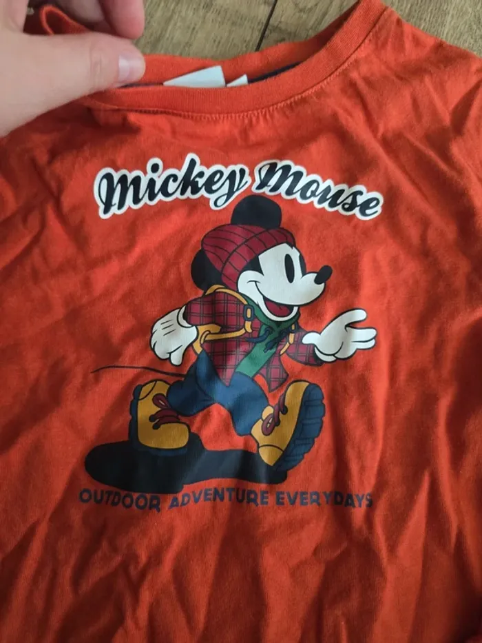 Tee shirt manches longues Disney Mickey 8 ans - photo numéro 2