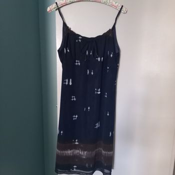 Robe bretelles ' NafNaf ' Bleue /  T.L