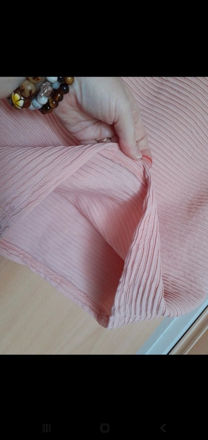 Jolie minni jupe moulante été bershka t xs rose - photo numéro 5