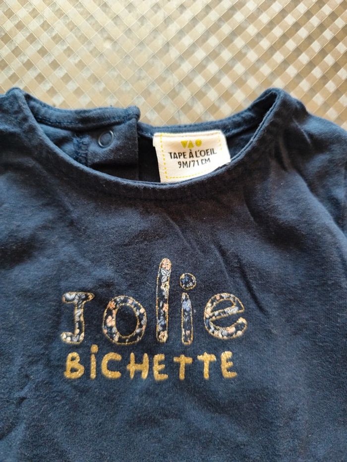 T-shirt manche longue 9 mois tape à l'oeil - photo numéro 2