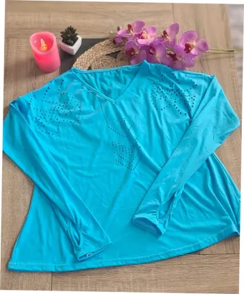 T-shirts turquoise taille M