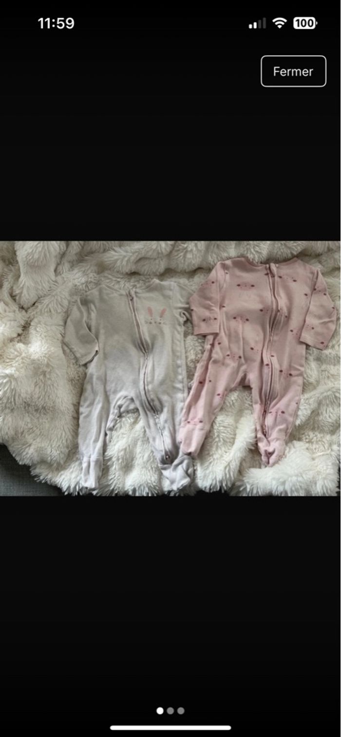 Pyjama lège bébé (fille)