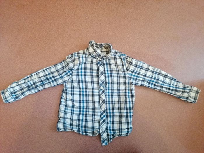 Chemise à carreaux garçon