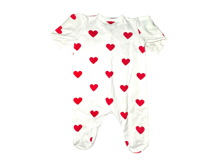 "Dors-bien Petit Bateau Coeur rouge 3 mois TBE (13€) " - photo numéro 5