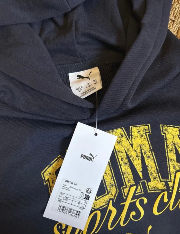 Sweat à capuche Puma taille 10 ans neuf - photo numéro 4