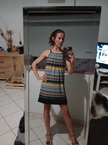 Robe femme L a bretelles c39