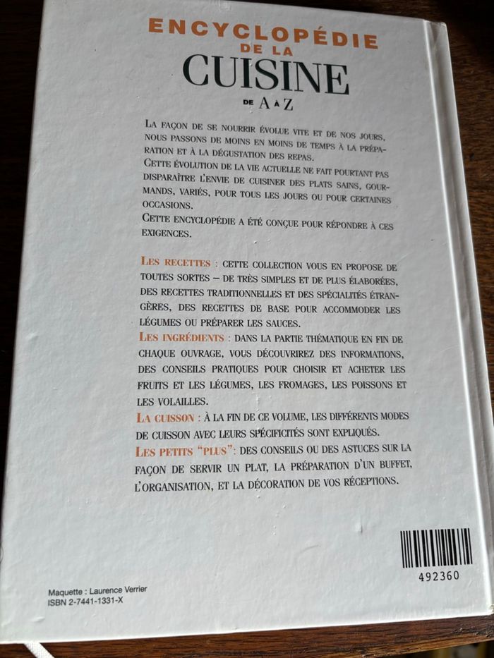 Encyclopédie de la cuisine de A à Z volume 1 - photo numéro 8