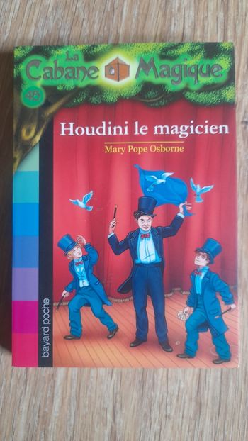 Livre Houdini le magicien, collection La cabane magique 