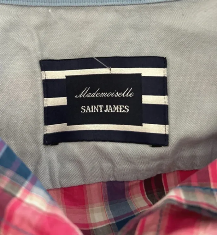 Chemise Saint James à carreaux taille 42 - photo numéro 4