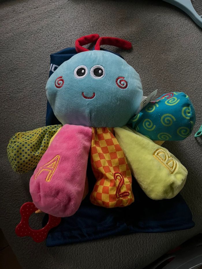 Peluche poulpe d’activité Bloomy