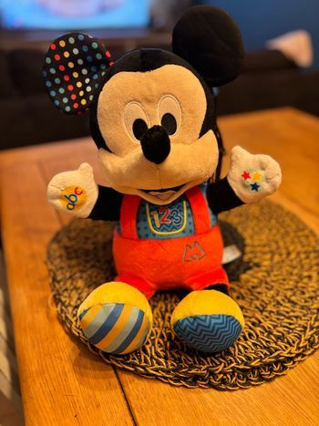 Peluche mickey interactif