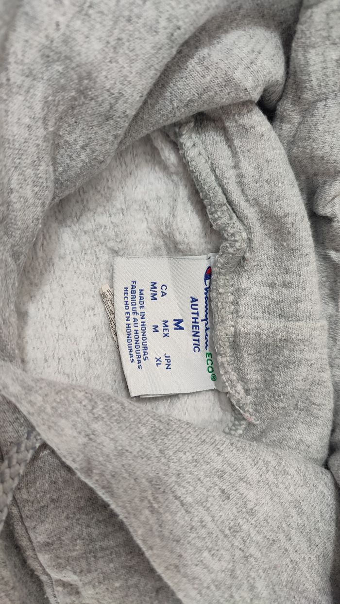 Vêtement Homme Sweatshirts Sweats pull à capuche gris Champion Authentic taille M #Retrostreet - photo numéro 4