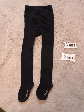 Collants noirs 2/3 ans