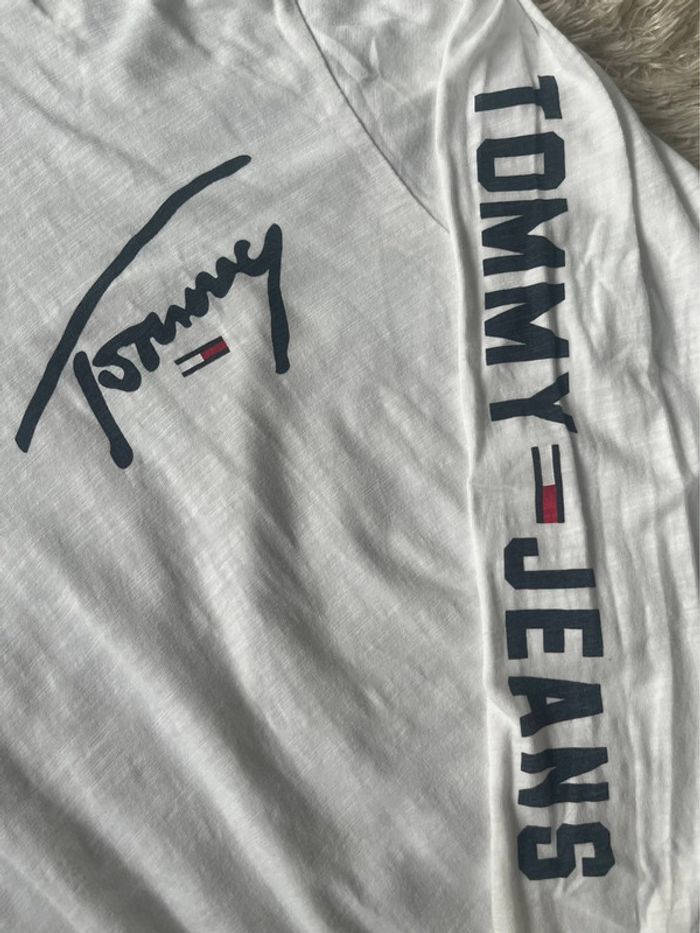 Pull tommy hilfiger blanc Xl - photo numéro 2