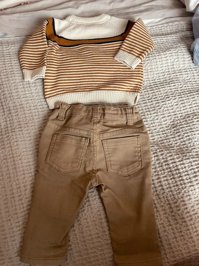 ensemble garçon pull et jean - photo numéro 2