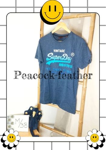 T-shirt Superdry bleu M