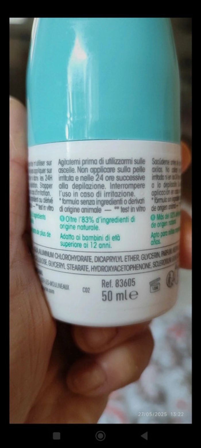 Stanhome Vegan Déodorant Fresh Anti-traces 48h 50 ml - photo numéro 7