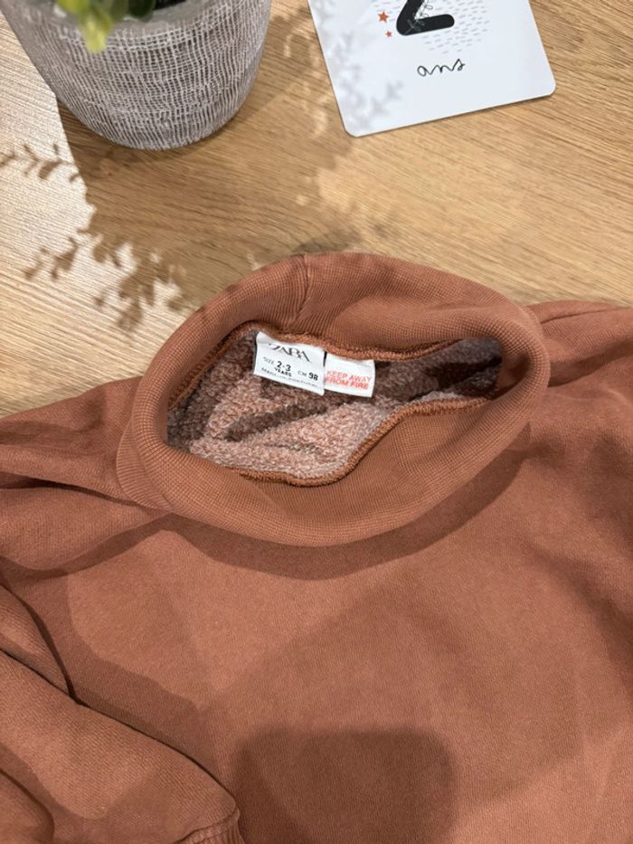 Pull sweat Zara 2-3 ans - photo numéro 2